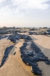 Coastline Area Of Sagres, Portugal Stock Photo