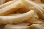 Freeze Fries French Close Up Flat Lay Stock Photo