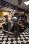 Austin Taxi 1935 In The Motor Museum At Bourton-on-the-water Stock Photo