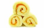 Orange Roll Cakes Stock Photo