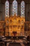 Ely, Cambridgeshire/uk - November 23 : An Altar At Ely Cathedral Stock Photo