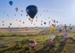 Ballons In The Air Stock Photo