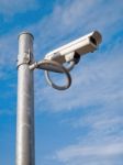 Surveillance Camera Stock Photo