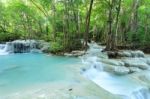 Deep Forest Waterfall Stock Photo