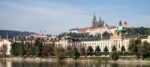 View From The Cechuv Bridge In Prague Stock Photo