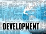 Development Words Represent Success Evolution And Progress Stock Photo