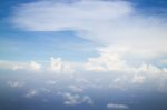 Beautiful Blue Sky With White Cloud Stock Photo