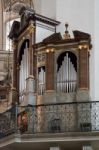 View Of An Organ In Salzburg Cathedral Stock Photo