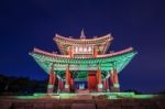 Hwaseong Fortress In Suwon,korea Stock Photo