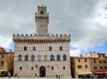 Palazzo Del Comune In Montepulciano Stock Photo