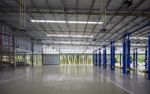 Interior Of A New Repair Garage Stock Photo