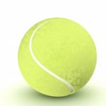 3d Tennisball Isolated On Background Stock Photo