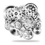 Gears Wheels Design Stock Photo