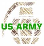 Us Army Indicates The United States And Department Stock Photo