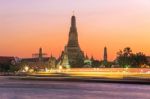 Wat Arun At Dusk Stock Photo