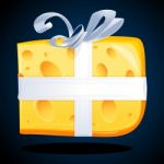 Cheese Gift Stock Photo