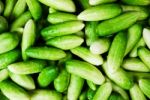 Fresh Cucumber At The Market Stock Photo