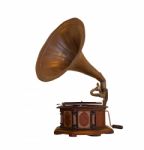 Gramophone Isolated Stock Photo