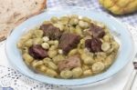 Typical Stew Of Fava Beans Stock Photo