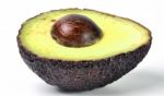 Half Of Avocado Stock Photo