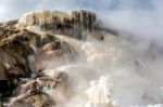 Mammoth Hot Springs Stock Photo