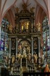 Interior View Of The Collegiate Church Of St Michael In Mondsee Stock Photo