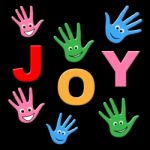 Joy Kids Shows Happy Positive And Joyful Stock Photo