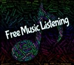 Free Music Listening Indicates Sound Track And Audio Stock Photo