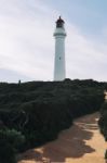 Split Point Lighthouse In Aireys Inlet Stock Photo