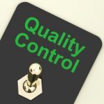 Quality Control Switch Stock Photo