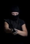 Ninja Girl Stock Photo