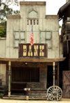 Bank In Wild West Style Stock Photo