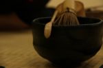 Japanese Tea Ceremony Utensils Stock Photo