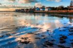 Sunset At Bosham Stock Photo