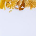 Italian Foods Concept And Menu Design. Various Kind Of Pasta Far Stock Photo