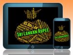 Sri Lankan Rupee Indicates Forex Trading And Banknotes Stock Photo