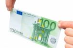 100 Euro Stock Photo