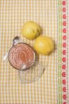 Traditional Quince Jam Stock Photo