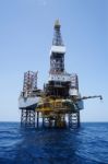 Offshore Oil Rig Stock Photo