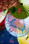 Asian Umbrellas Stock Photo