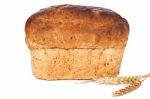 Brown Bread Loaf Stock Photo