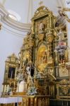 Marbella, Andalucia/spain - July 6 : Golden Altar In The Church Stock Photo