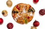 Portuguese King Cake Stock Photo