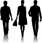 Silhouette People Stock Photo