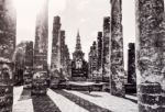 Wat Maha That In Vintage Style Stock Photo