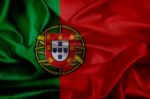 Portugal Grunge Waving Flag Stock Photo