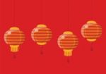 Chinese New Year Lanterns Stock Photo