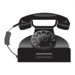 Old Telephone Stock Photo