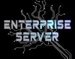 Enterprise Server Means Online Network And Businesses Stock Photo