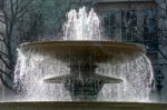 Fountain In Trafalgar Square Stock Photo